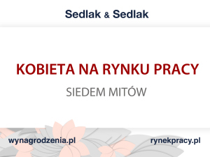 Kobieta na rynku pracy